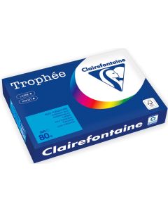 Ramette de papier Trophée de 500 feuilles A3 - Bleu Turquoise : CLAIREFONTAINE Image