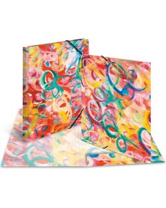 Chemise à élastiques A4 - Motif Peinture Design : HERMA image