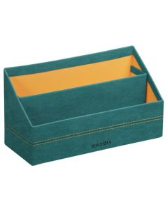 Corbeille à Courrier 3 compartiments - Noir : WEDO Office Photo