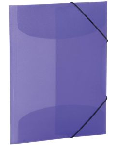 Chemise à élastiques A4 en PP translucide - Violet : HERMA Photo