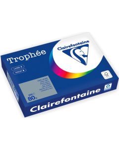 Ramette de papier Trophée de 500 feuilles A4 - Gris Acier : CLAIREFONTAINE Image