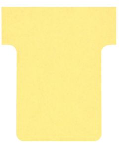 Fiches T - Indice 1.5 / 45 mm - Jaune : NOBO Lot de 100 Visuel