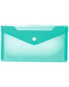 Pochette enveloppe DL à bouton-pression - Transparente HERMA