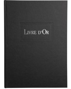 Livre d'Or - Noir 22 x 17 cm LE DAUPHIN