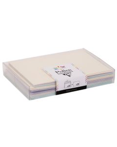 Carte en papier - 160 x 160 mm - Blanc naturel POLLEN Natura Lot de 25