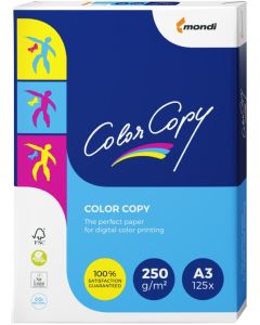 Papier multifonction A3 - 250 g - Blanc MONDI Color Copy Lot de 125