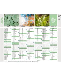 Calendrier mural 2026 - Equology - 430 x 335 mm QUO VADIS