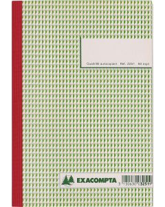 Lot de 10 carnets : Quadrillés - Autocopiants Tripli - 3251E exacompta 