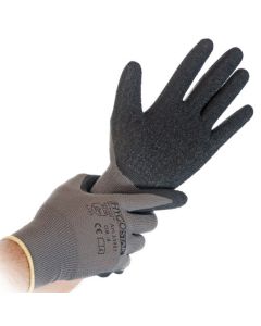 Gants de travail en nylon tricoté SKILL - Gris/Noir - Taille M HYGOSTAR