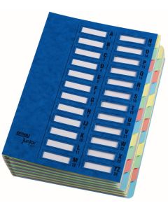 Trieur de bureau A4 - 24 compartiments - Rouge EMEY Junior Clip série 37 Exemple modèle