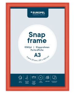 Cadre Porte affiche - A3 - Rouge : EUROPEL image