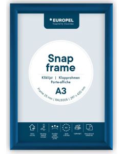 Cadre Porte affiche - A3 - Bleu : EUROPEL image