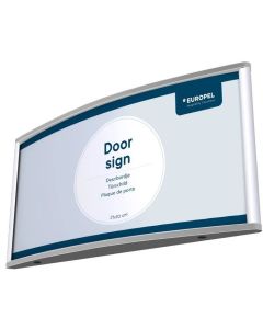 Plaque de Porte - 210 x 80 mm - Argent : EUROPEL image