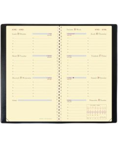 Agenda de poche 2025 - Planorizon - 88 x 170 mm QUO VADIS intérieur