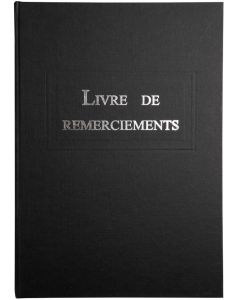 Livre de Remerciements - Noir  LE DAUPHIN