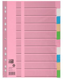 Jeu de 10 Intercalaires neutres en carton Manille OXFORD TOUCHES