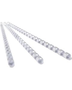 Baguettes de 21 anneaux - 10 mm - Rouge : GBC Lot de 100