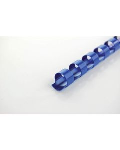 Baguettes de 21 anneaux - 14 mm - Bleu : GBC Lot de 100