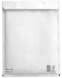 Pochettes d'expédition molletonnées - Blanc - 290 x 370 mm : MAIL MEDIA Lot de 100 Visuel