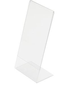 Porte-visuel droit - 1/3 A4 portrait DEFLECTO Exemple modèle