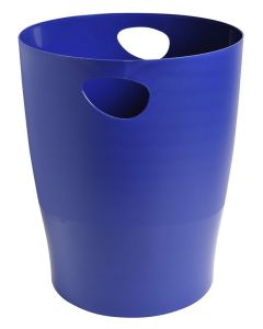 Corbeille à Papier ECOBIN - 15 litres - Bleu nuit Forever EXACOMPTA