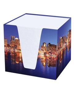 Cube bloc-notes - Skyline - 92 x 92 mm : RNK VERLAG image