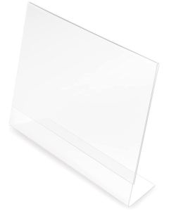 Porte-visuel droit - 1/3 A4 portrait DEFLECTO Exemple modèle