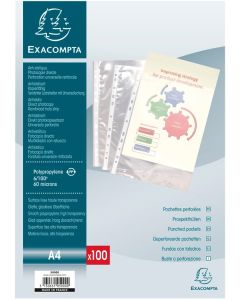 5000E Pochettes perforées Exacompta A4 vertical