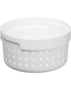 Bac de rangement - 138 x 138 x 73 mm - Blanc NHG Seoul Round Organizer S