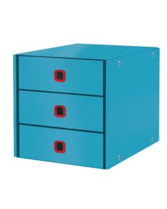 Bloc de rangement Click & Store Cosy - 3 tiroirs - Bleu : LEITZ image