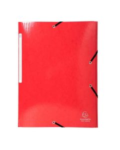 EXACOMPTA 55825E Chemise à élastiques Iderama - Rouge