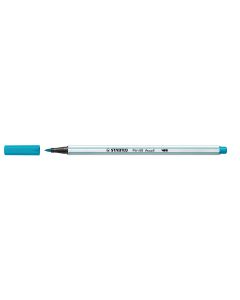 Photo STABILO : Stylo-feutre Pen 68 Brush - Bleu clair