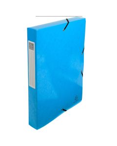 EXACOMPTA :  8 boîtes de classement 59927E  - Dos 40 mm - Bleu clair