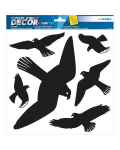 Oiseaux pour vitres - Noir HERMA