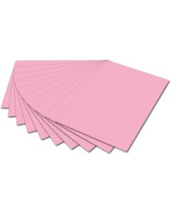 Carton de Bricolage 500 x 700 mm - Rose - 300 g/m² : FOLIA Photo