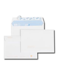 Enveloppe précasées - C6 114 x 162 mm Blanc GPV Lot de 25