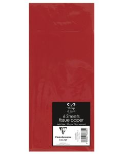 Papier de Soie - Blanc - 500 x 750 mm : CLAIREFONTAINE Lot de 480 Visuel