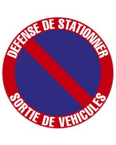 Défense de stationner - Pictogramme 200 mm EXACOMPTA