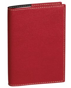 Agenda Semainier 2026 - 210 x 270 mm - Rouge QUO VADIS Président S Club