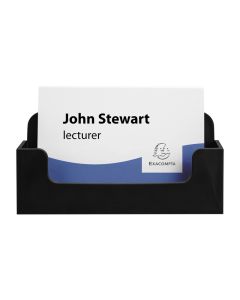 Distributeur de cartes de Visite - 1 Compartiment - Noir : EXACOMPTA Office modèle