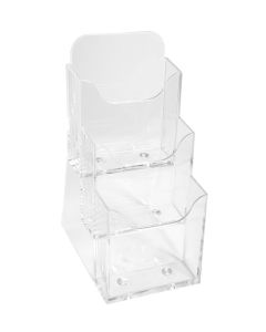 EXACOMPTA 73158D : Porte-documents de table - A6 vertical simple - Cristal