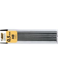 Photo BIC : Lot de 12 mines de rechange 0,5 mm - HB - 827065