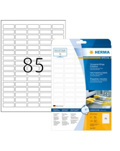 Étiquettes adhésives plastifiées - 37 x 13 mm HERMA 8337