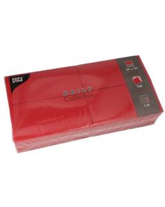 Serviettes de Table Bistro - 320 x 320 mm - Bordeaux PAP STAR Lot de 150