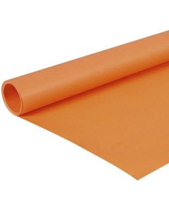 Papier Cadeau uni - Orange - 0,70 x 3 m : CLAIREFONTAINE Image