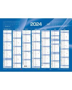 Calendrier 2024 - Bloc Éphéméride Sur Plaque - Présentation N°: 4
