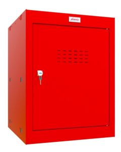 Vestiaire Casier à clé 400x400x520mm - Rouge PHOENIX CL0544
