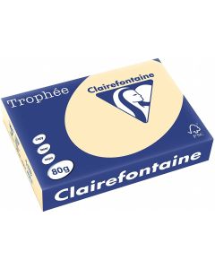 Ramette de papier Trophée de 500 feuilles A4 - Chamois : CLAIREFONTAINE Image