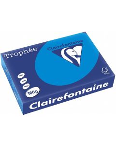 Ramette de papier de 250 feuilles A3 160g - Bleu Turquoise : CLAIREFONTAINE Trophée Visuel