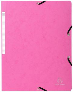 Chemise à élastiques sans rabat - Fuchsia : EXACOMPTA Image